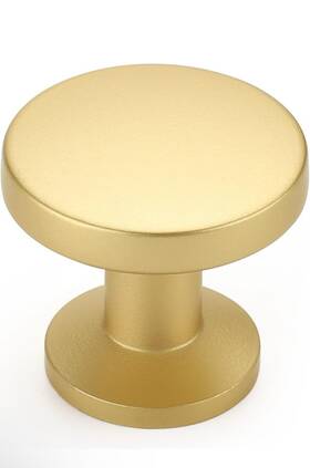 Lst893bb-10 Homdiy #pack-mo 10 Pack Cabinet Knobs Gold Dresser Drawer - Brushed Brass Pulls