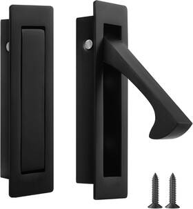 Home 744110972047 Pocket Door Pull Handle Edge Stainless Steel Hardware Recesse
