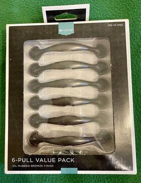 Home 885785290309 6-pull Value Pack Door Handles Oil Rubbed Bronze Finish New - Target Brands