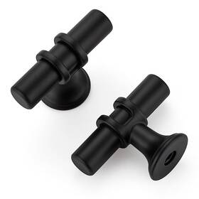 B0d83yqp91 Home Expert Black Cabinet Pulls 30 Pack - 2 Inch Single Hole Handles