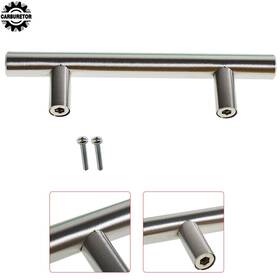 Hgf71188 Home-garden-fix 30 Pack For Cabinet 6 Inch Brushed Stainless Steel T Silver Hollow Furniture Handle