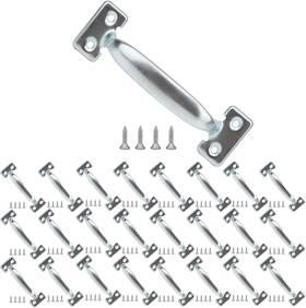 Home Master 445010335361 Hardware 25 Pack 5-3/4 Inch Pulls Gate Pull Door Handle Metal