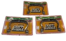680502 Homecraft Cabinet Pull Decorative Metal Craft Handles #680502 Lot Of 3