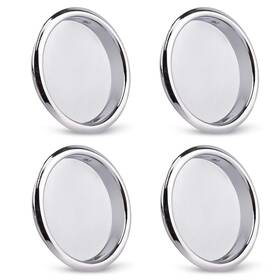 Homotek Fp-001-bc 4 Pack Chrome Closet Door Finger Pulls 2 1/16 In Snap