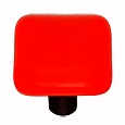 Hk1007-pob Hot Pull Transparent Orange Solids Glass Knobs Collection