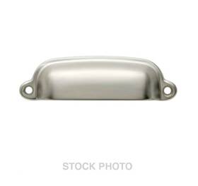 R-08bm-1115-bn House Of Antique Hardware 3-3/4 Inch Classic Cast Brass Cup Pull 3-3/8 Centers Satin Nickel Rejuvenation
