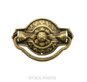 R-08bm-1165-abh House Of Antique Hardware Large 3 Inch Victorian Style Single Post Pulls In Antique-by-hand Rh/rejuvenation