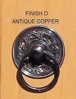 Hrp1014-d Gado Cabinet Knob Pull Backplate Antique Copper Hardware Drawer Knobs