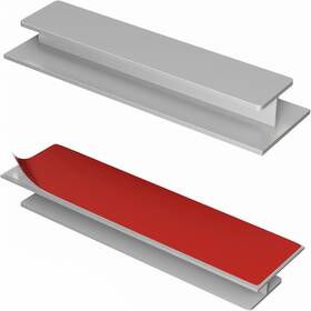 Hrx Glass 710859933274 Self-adhesive Edge Fingerpull Door Handle - Easy To Install Screwless Pee