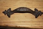 Hw-18 Cast Iron Cabinet Pull 4 Pcs Victorian Hardware Decorative