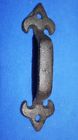 Hw-23 Southern Metal Black Cast Iron Cabinet Pull Classic Style Spade