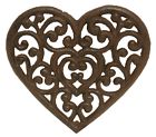 I069 Great Finds Filigree Heart Shaped Love Trivet Kitchen 846228065854