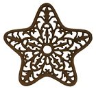 I070 Great Finds Sea Star Shaped Trivet Coastal Kitchen 846228065861