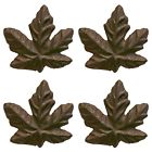 I073 Great Finds Maple Leaf Shaped Drawer Pulls Cast 846228065892