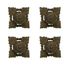 I078 Great Finds Fleur Ornate Diamond Shaped Drawer Or Cabinet Pulls Cast Iron Set Of 4 846228065939