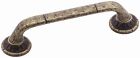 Bp4483r2 Id Set Euro - Brass Ambrosia 86971 10 Stone Weathered Pull