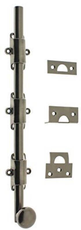 11278-15a Idh By St. Simons 879913001837 Premium Quality Solid Brass Heavy Duty Surface Bolt With Round Knob