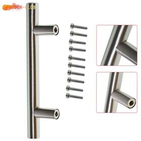 Icc1547817 Ign-club 30x 5 Inch Hole Distance 76mm Stainless Steel T Furniture Handles Kitchen Drawer