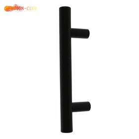 Icc1548078 Ign-club 30pcs Black Stainless Steel T Hollow Furniture Handles 5inch 76mm Kitchen Drawer