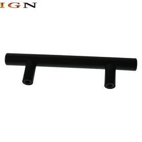 Ign1530284 Ignparts 30pcs Black Stainless Steel T Hollow Furniture Handles 5inch 76mm Kitchen Drawer
