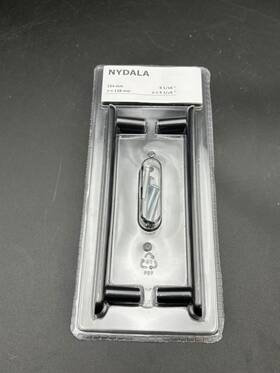 004.496.36 Ikea Nydala Cabinet Handle Drawer Pull - 6 1/16 Inch Black