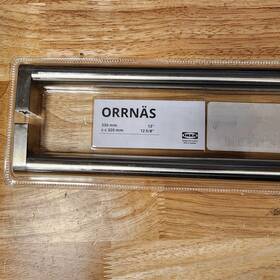 105.344.84 Ikea 2 Pairs 4 Hanles Orrnas 13 Inch Stainless Steel Handles