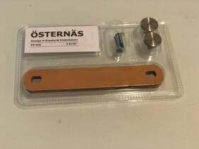 203.488.96 Ikea Handle Osternas Leather Handles Tanned 2-pack Sealed 65 Mm A