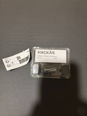 803.397.90 Ikea Hackas 9/16 Inch Handle Knob Cabinets Drawer Pull Anthracite