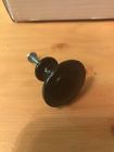 Il-cabkrb-k25-a Ilyapa Flat Black Kitchen Cabinet Knobs Inch Round Drawer Handles