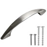 Il-cabph-s25 Ilyapa Satin Nickel Kitchen Cabinet Pull Handles Inch 696230821081