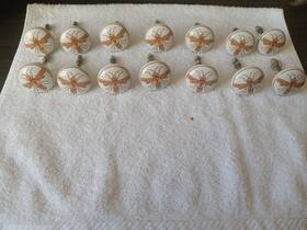 12124541 Indian Shelf Set Of 14 Ceramic Inch Honey Bee Cabinet Drawer Knobs Cool