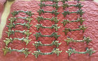A1386 Intricate 21 2 Floral " 1 Long 4 Lot Vintage Desig Pulls Brass Drawer