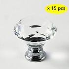 Iqu59220 Iqualite Diamond Shape Crystal Glass Cabinet Knobs 640450669350