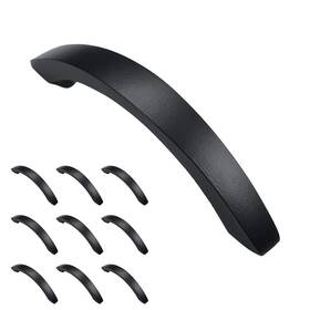 Ir-h-b70-19 Iron Valley Hardware - 4 Inch C2c Arch Cabinet Pull Handle 10 Pack Cast Black