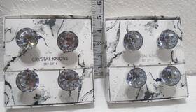 Ck05-334 Issac Jacob 191631015522 Crystal Knobs Set Of 4 2 Sets