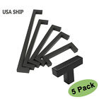 J12bk Goldenwarm Black Kitchen Cabinet Pulls Square Bar Drawer Modern Handles