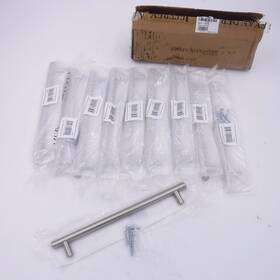 274sn Jeffrey Alexander 10 Pack Key West 8-13/16 Inch Centers Steel Bar Pulls 10-3/16 Oal Satin Nickel