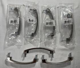 549-128bnbdl Jeffrey Alexander Lot Of 7 Cabinet Handles 549-128 Merrick Satin Nickel 128 Mm