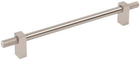 698-192sn Jeffrey Alexander 698-192 Larkin Outer Knurled 7-9/16 Inch 192mm - Nickel