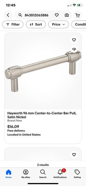 885-96sn Jeffrey Alexander 5 Piece Hayworth 96 Mm Center-to-center Bar Pull Satin Nickel