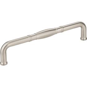Z290-160-sn Jeffrey Alexander 160 Mm C-c Satin Nickel Durham Cabinet Pull