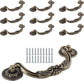 Jersvimc0624-0019 Jersvimc 10 Piece 5 Inch Drop Drawer Handles - 6.2 Total Length For Cabinets