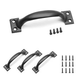 Jersvimc0730-0072 Jersvimc 4 Inch Matte Black Cabinet Handles - 4pcs Metal Inches