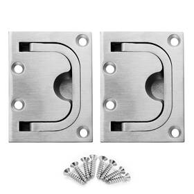 Jersvimc0929-0174 Jersvimc 2pcs Marine Boat Ring Hatch Pull Handle Cabinet Pulls Recessed Trap Do
