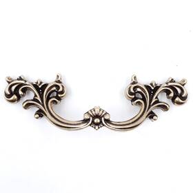 Pw1619abr64 Jetland French Provincial Drawer Pulls - 2-1/2 Inch Hole Centers Antique Brass