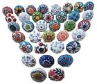 Jgfck001 Jgarts Mix Vintage Look Flower Ceramic Knobs Door 695634633122
