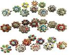Jgsck002 Jgarts Small Knobs Assorted Rare Hand Painted Ceramic Cabinet Drawer