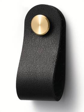 B0bs5q8tff Jiasenbao Black Leather Drawer Pulls 12 Pack Handles Cabinet Knobs Modern Stylis