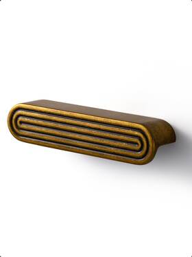 B0fc6495ms Jiasenbao 5 Pack Antique Brass Cabinet Pulls 3-3/4 Inch Hole Center Vintage Drawer P