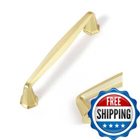B0fvr8lcr9 Jiasenbao 10 Pack Gold Cabinet Pulls 3.75 Inch Hole Center Brushed Brass Drawer Hand